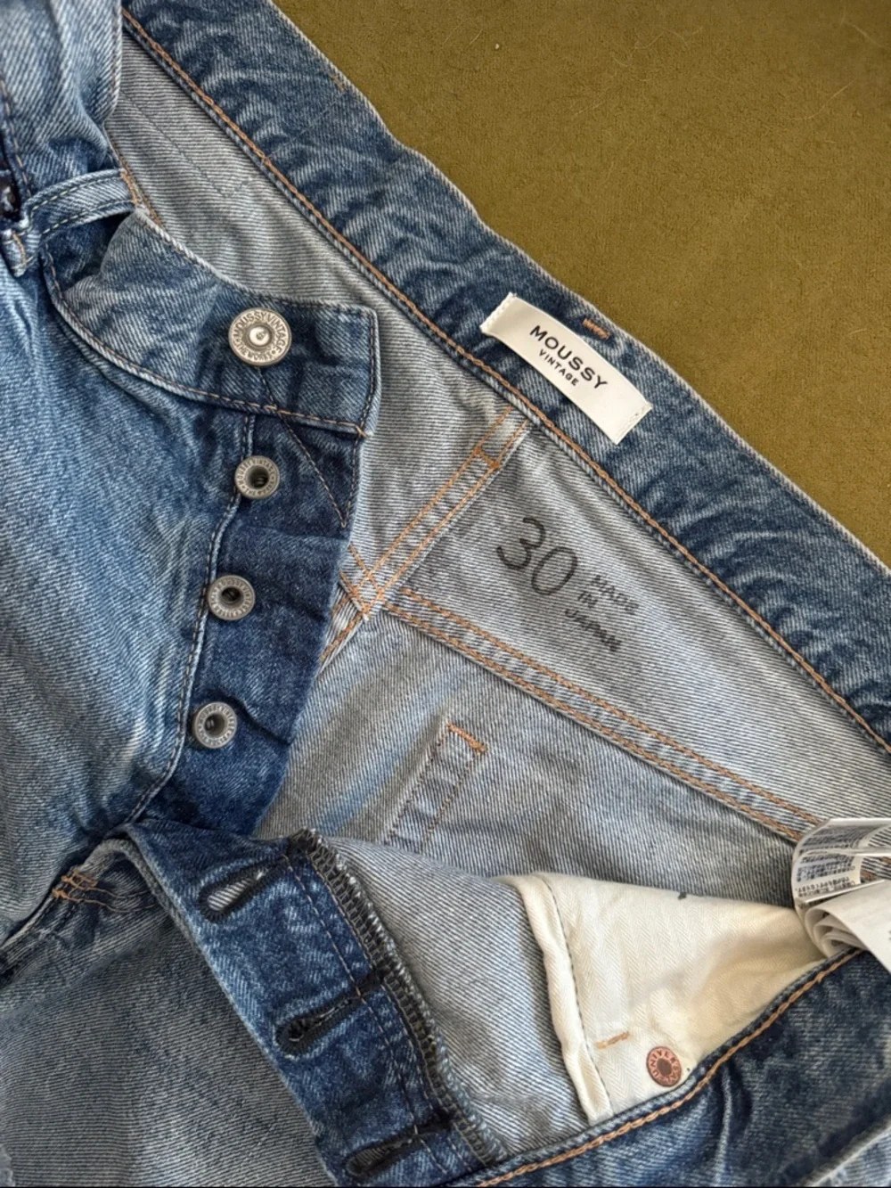 Moussy Vintage Shirley Shorts in Light Blue Size 30 EUC 139 - Picture 6 of 9